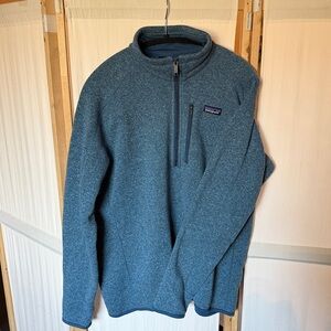 Patagonia Men's Zip-Up Blue Better Sweater